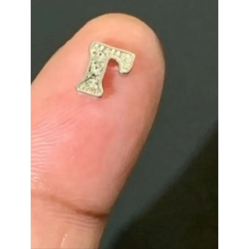 Letter B Charm For Floating Lockets